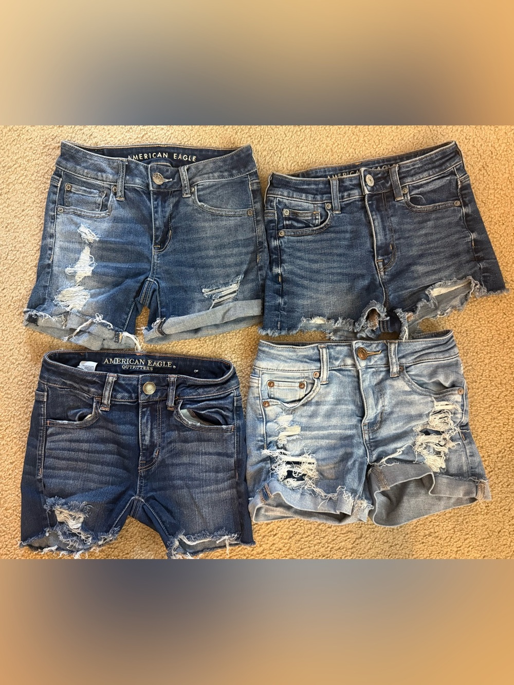 American Eagle Outfitters Distressed Denim Shorts